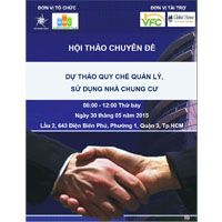 DỰ THẢO QUY CHẾ QUẢN L&Yacute;, SỬ DỤNG NH&Agrave; CHUNG CƯ