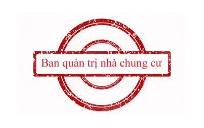 Hướng dẫn đăng ký mẫu con dấu đối với Ban Quản Trị nhà chung cư