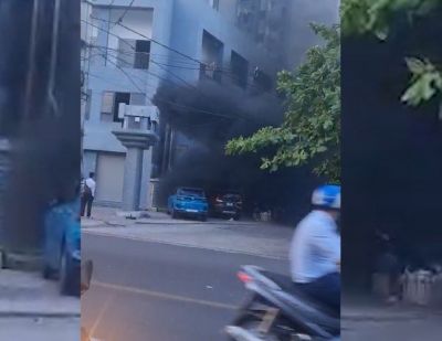 Ch&aacute;y m&aacute;y ph&aacute;t điện chung cư: Nhiều người kẹt trong thang m&aacute;y