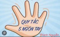 BÀI HỌC GỬI BQL.!  =&gt; Quy tắc 5 ngón tay.!!!
